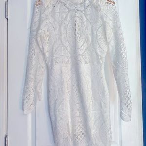 White Dress size large.